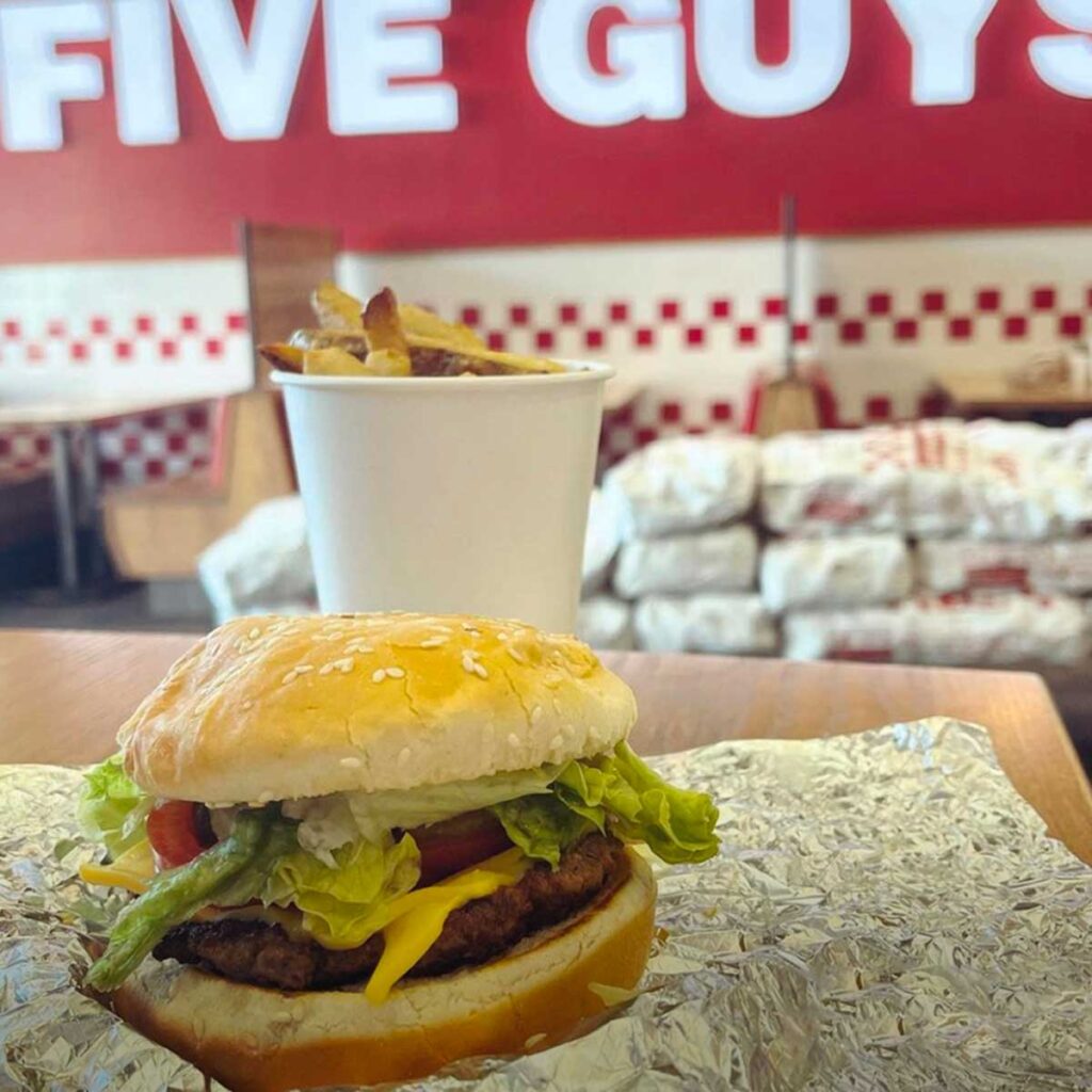five guys burgers and fries