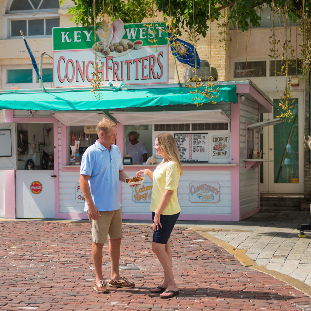 conch fritter stand
