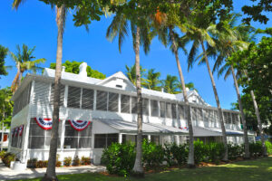 Truman Little White House in Key West, featuring its distinctive architecture